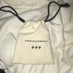 Seek Discomfort Lightning Bolt Necklace 